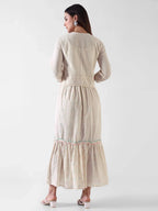 Mid Gown with Jacket – Pure Cotton