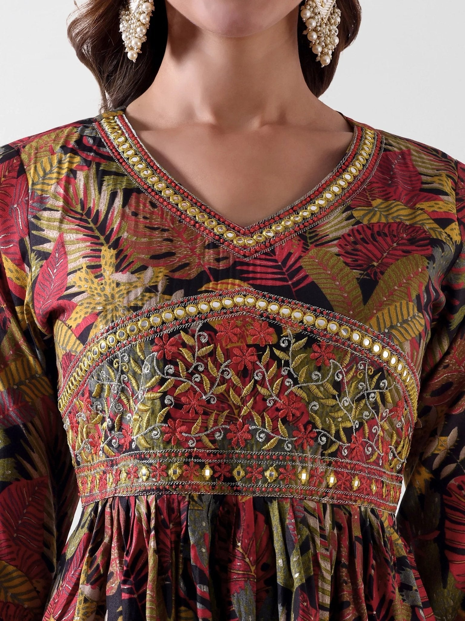 Rayon Cotton Mix Nyra Cut Suit with Dupatta