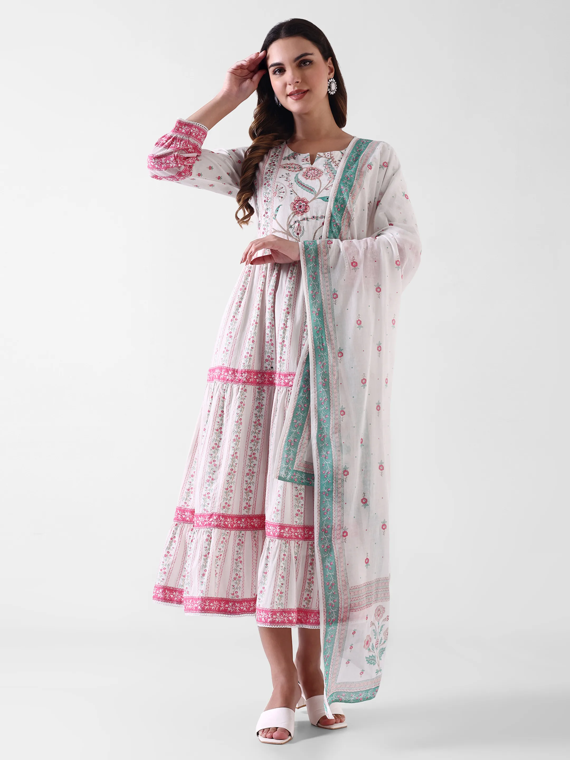 Pure Cotton Kurta with Dupatta Set | Pashet