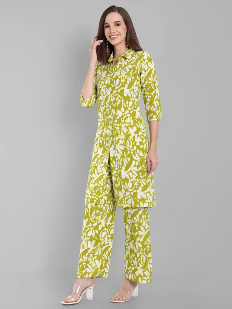 Cotton Kurta with Pants - Pashet
