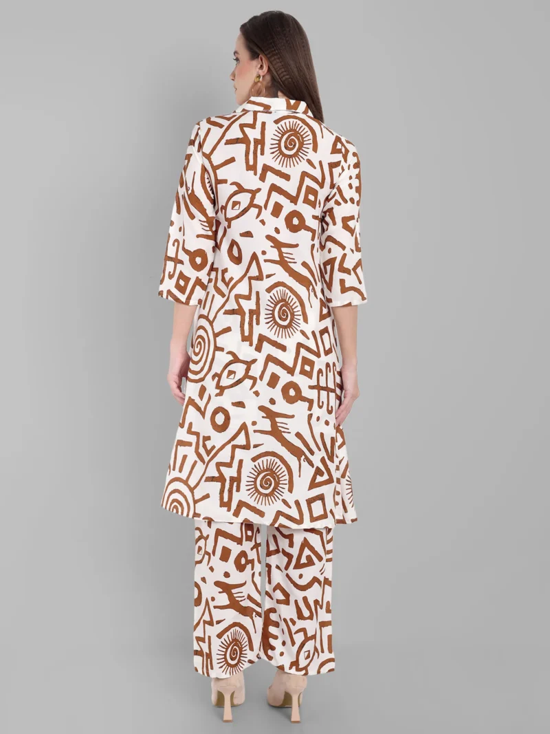 Kurta with Pants Set - Pashet